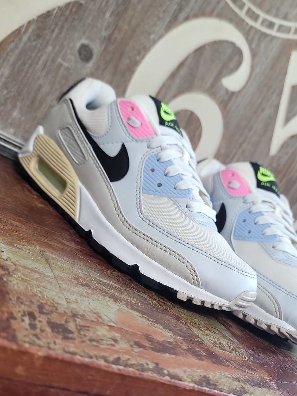 🔥Nike Air Max 90 'Multi-Color Pastel' 🔥 Wmns 6.5 Great Cond! Fast Shipping - Picture 8 of 16